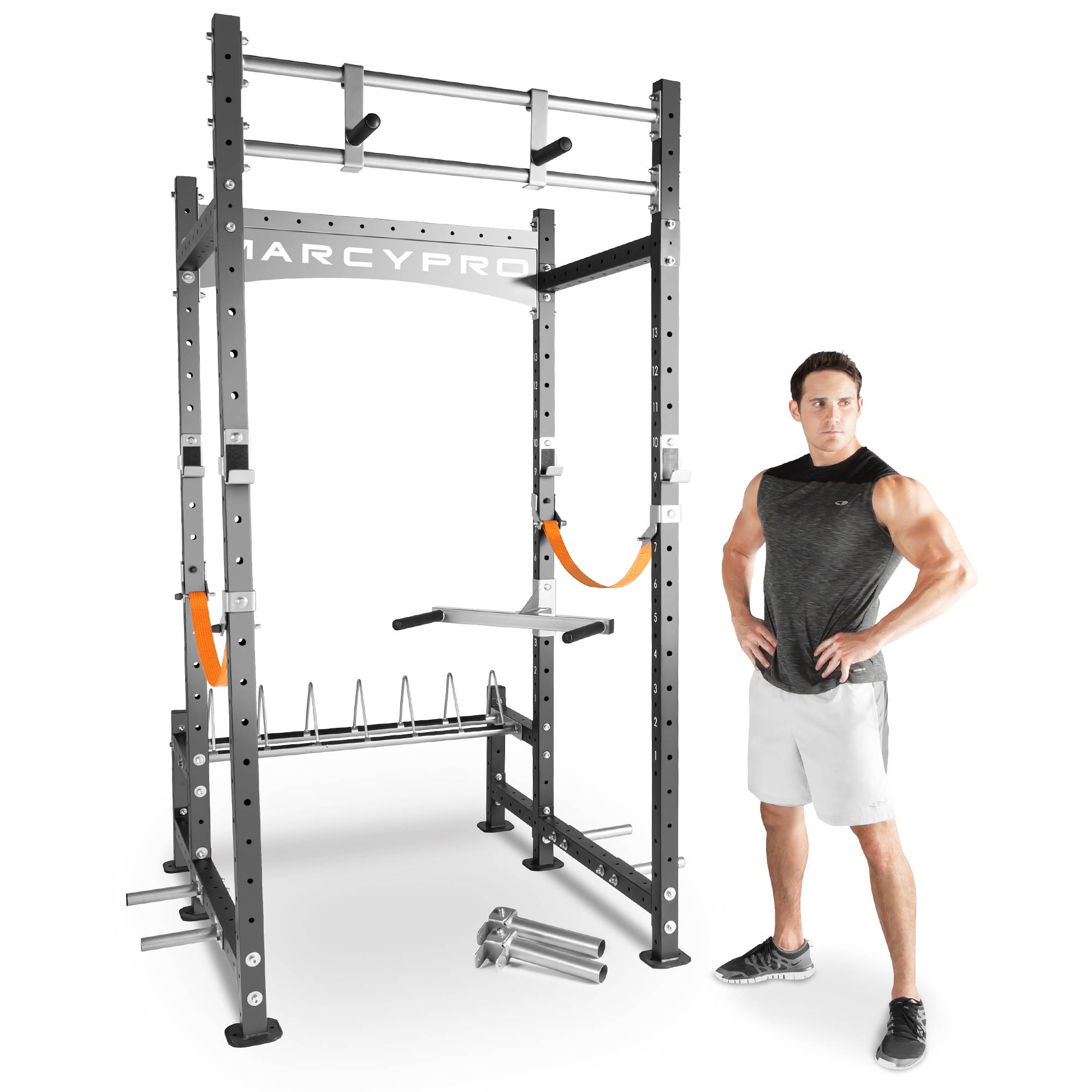 Marcy Pro Power Rack Heavy-Duty Home and Gym Workout Weight Training ...