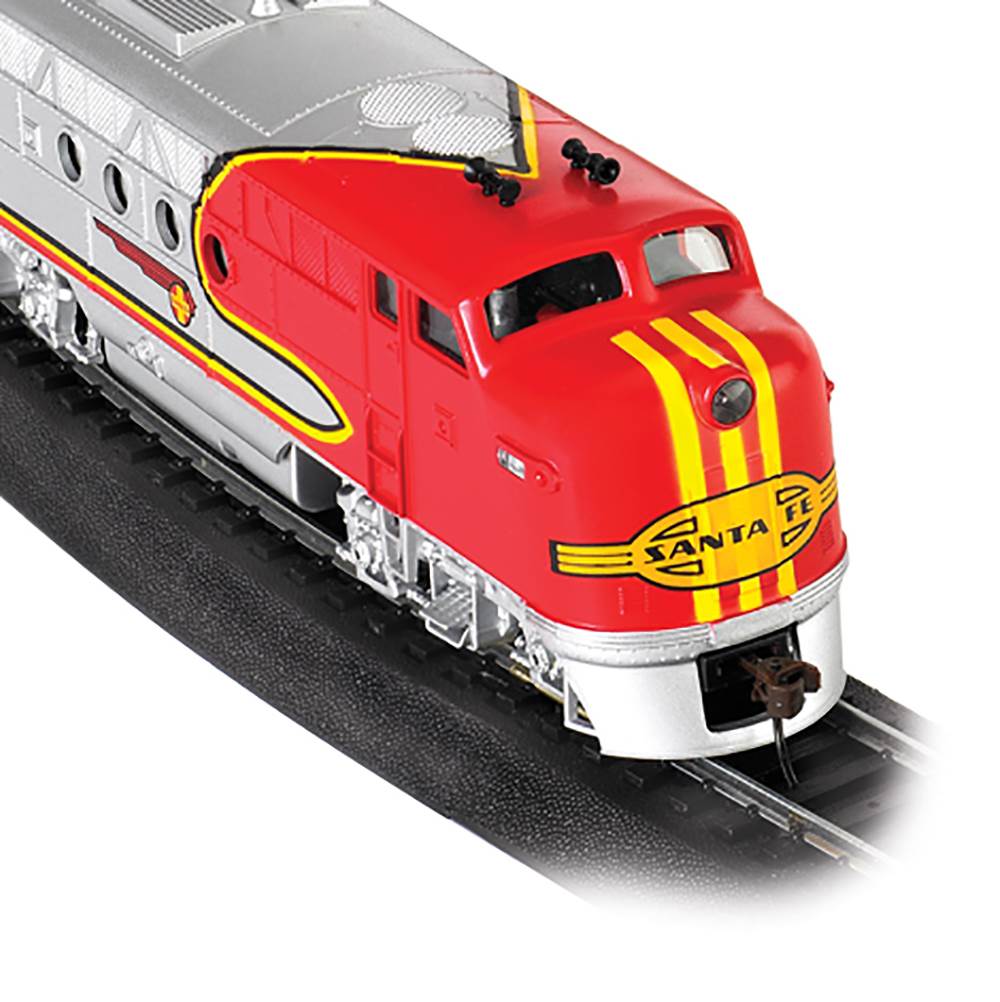 Bachmann Trains Santa Fe Flyer HO Scale Ready-to-Run Electric Train Set ...