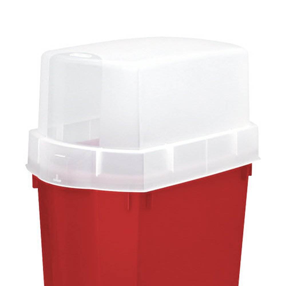 Sterilite 30 Inch Holiday Gift Wrapping Paper Storage Box with Lid (4