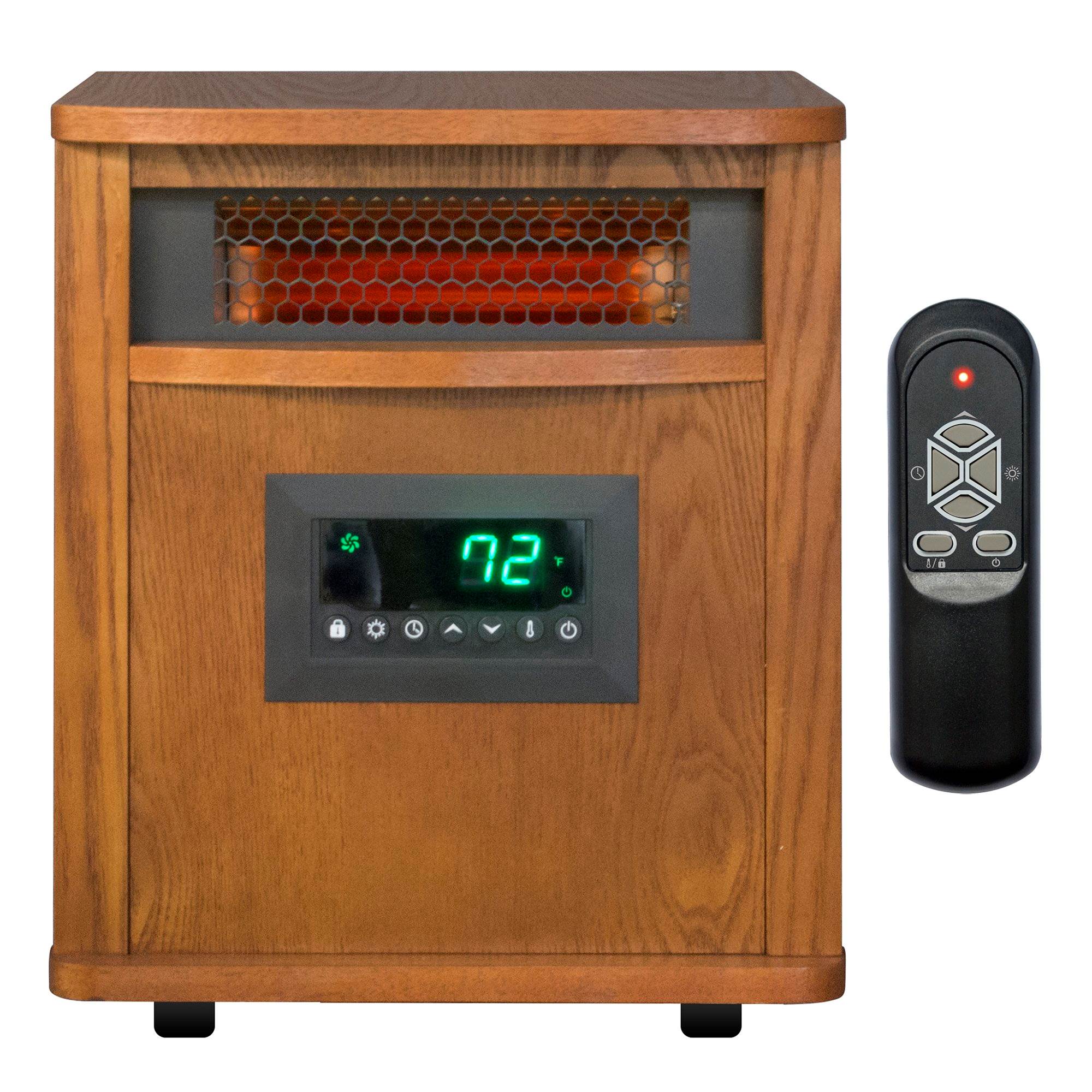 Lifesmart 6 Element Portable Infrared Quartz Electric Space Heater