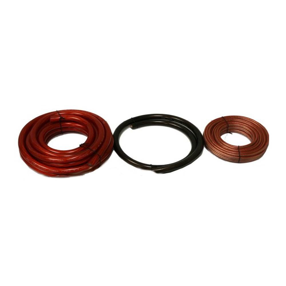 Lanzar 4000 Watt 4 Channel Bridgeable Car Audio Amplifier + 0 Gauge