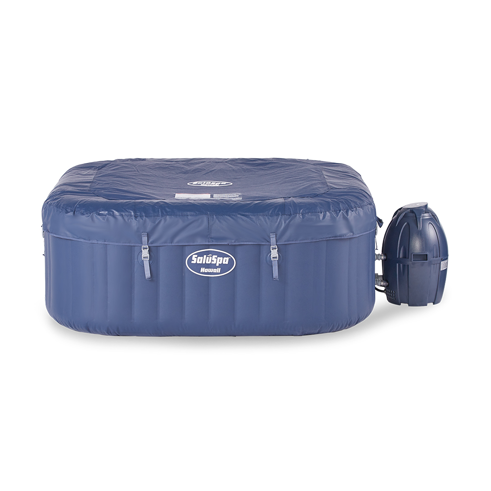 Bestway SaluSpa Hawaii AirJet 6-Person Inflatable Round Spa Hot Tub ...