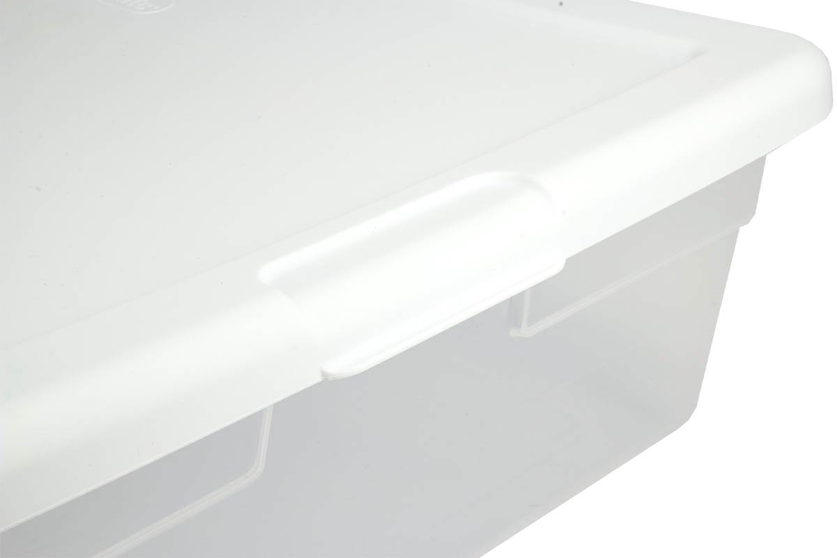 Sterilite 28 Qt Clear Closet/Under Bed Storage Containers (Open Box)(10