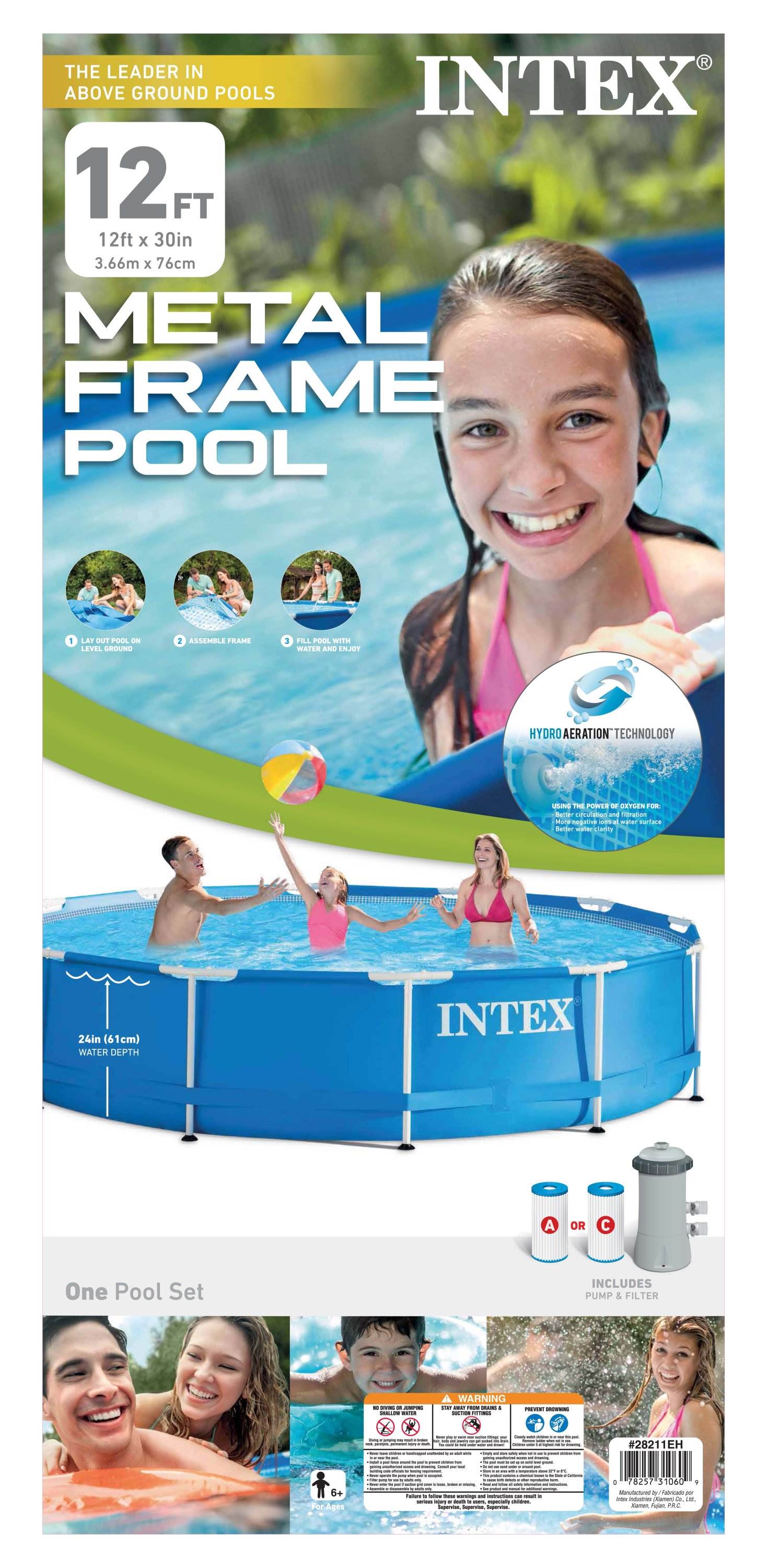 intex 12x30 pool cover