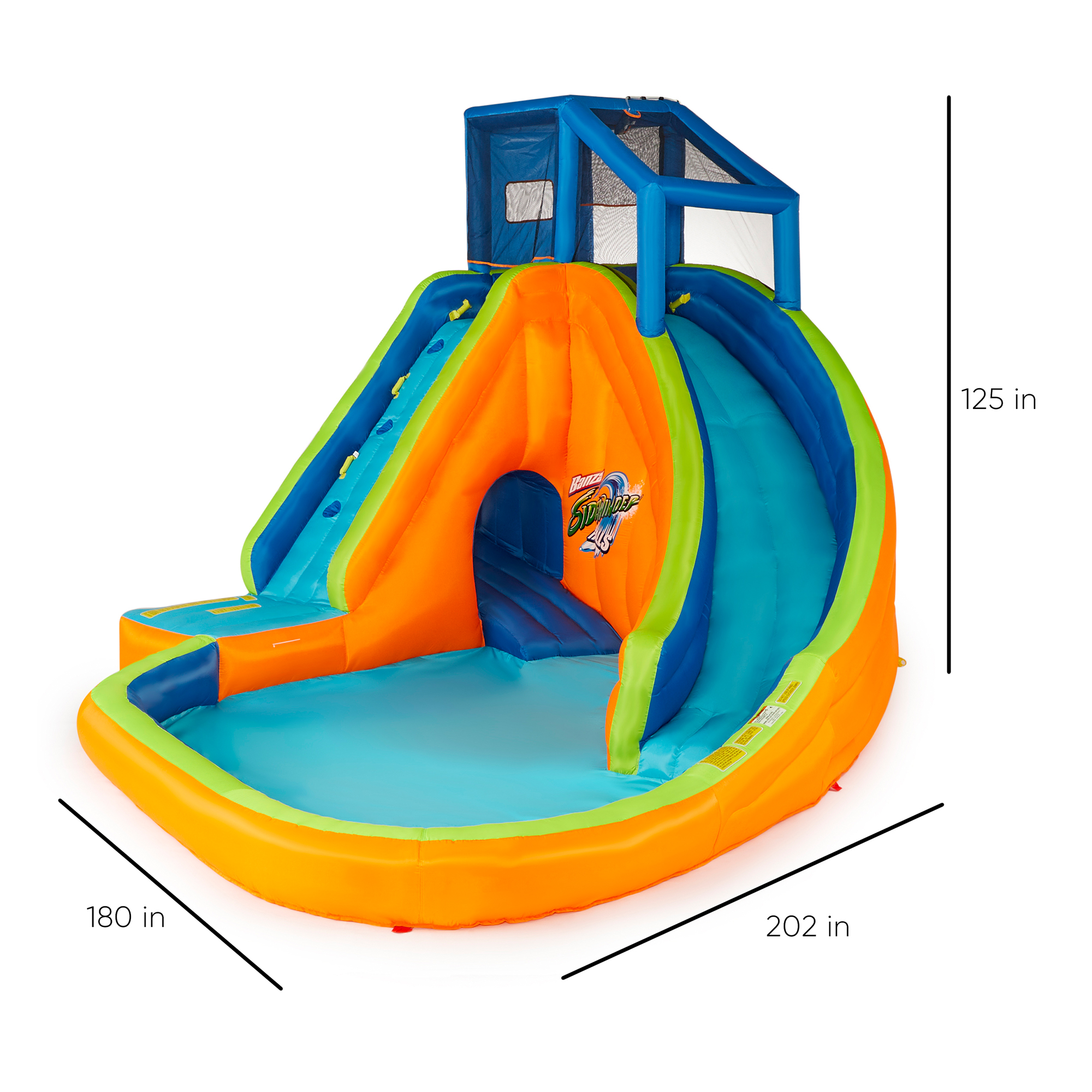 banzai sidewinder falls inflatable water park reviews