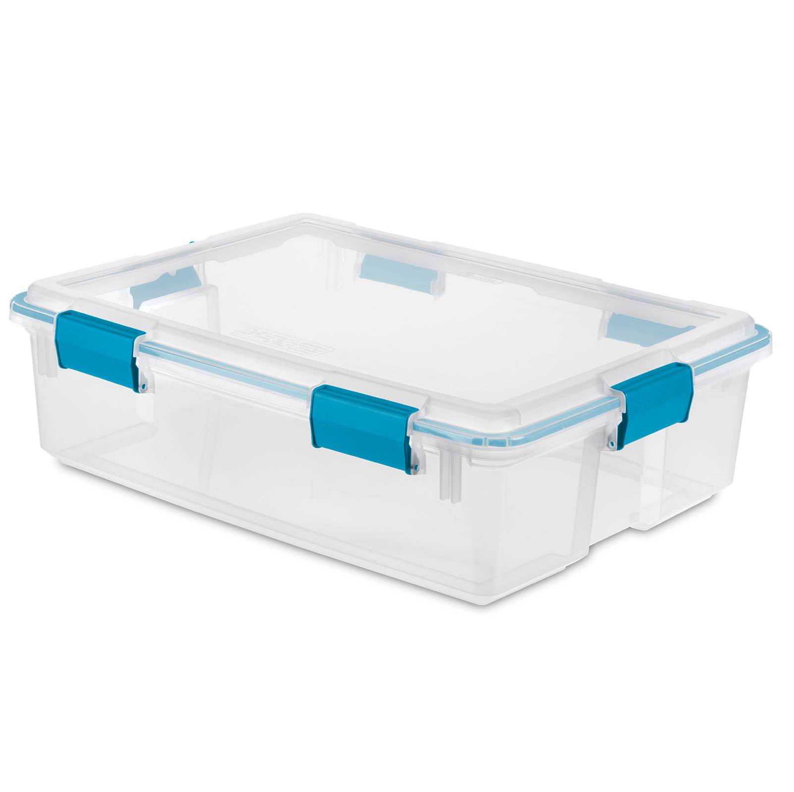 Sterilite 37 Qt Thin Gasket Box Clear Storage Bin Containers, 12Pack 19314304 744759803023 eBay