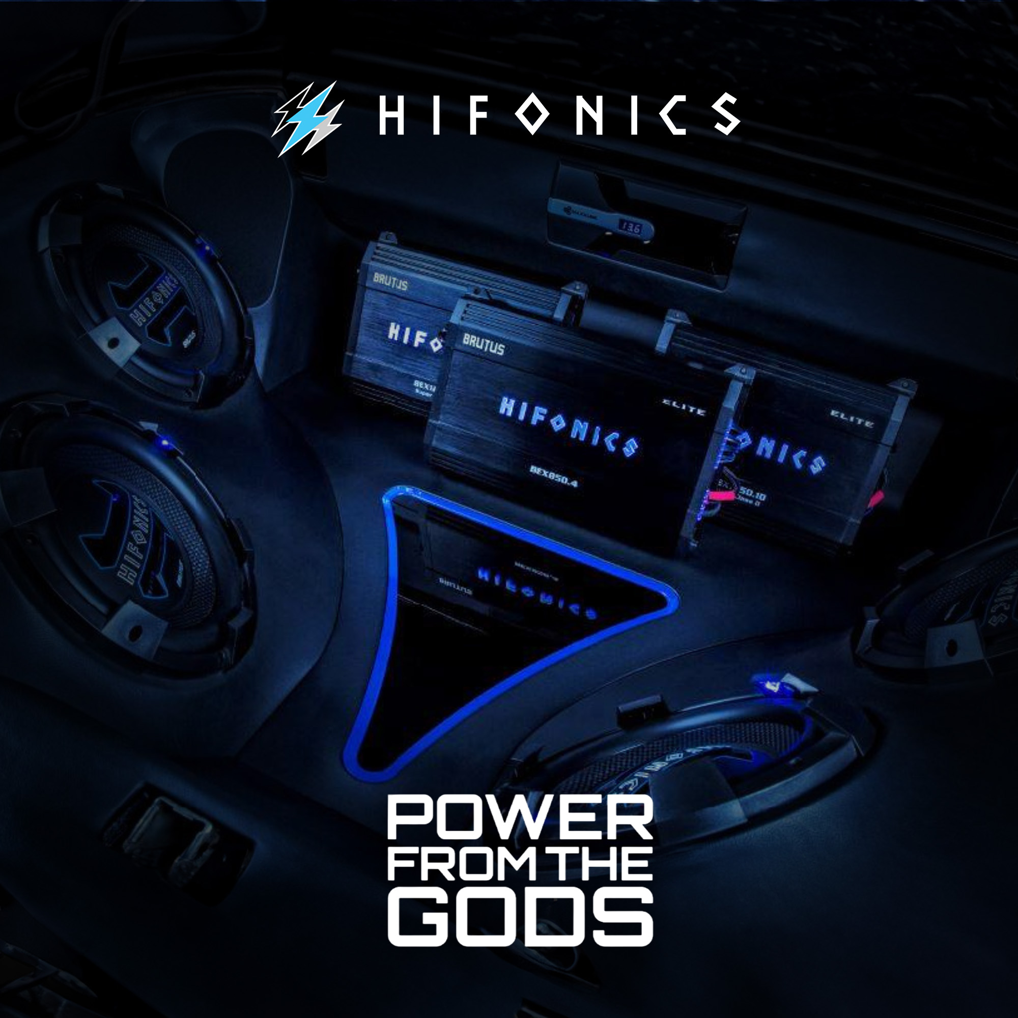 Hifonics Zeus 1200W Max Class D Monoblock Car Audio Amp & Bass