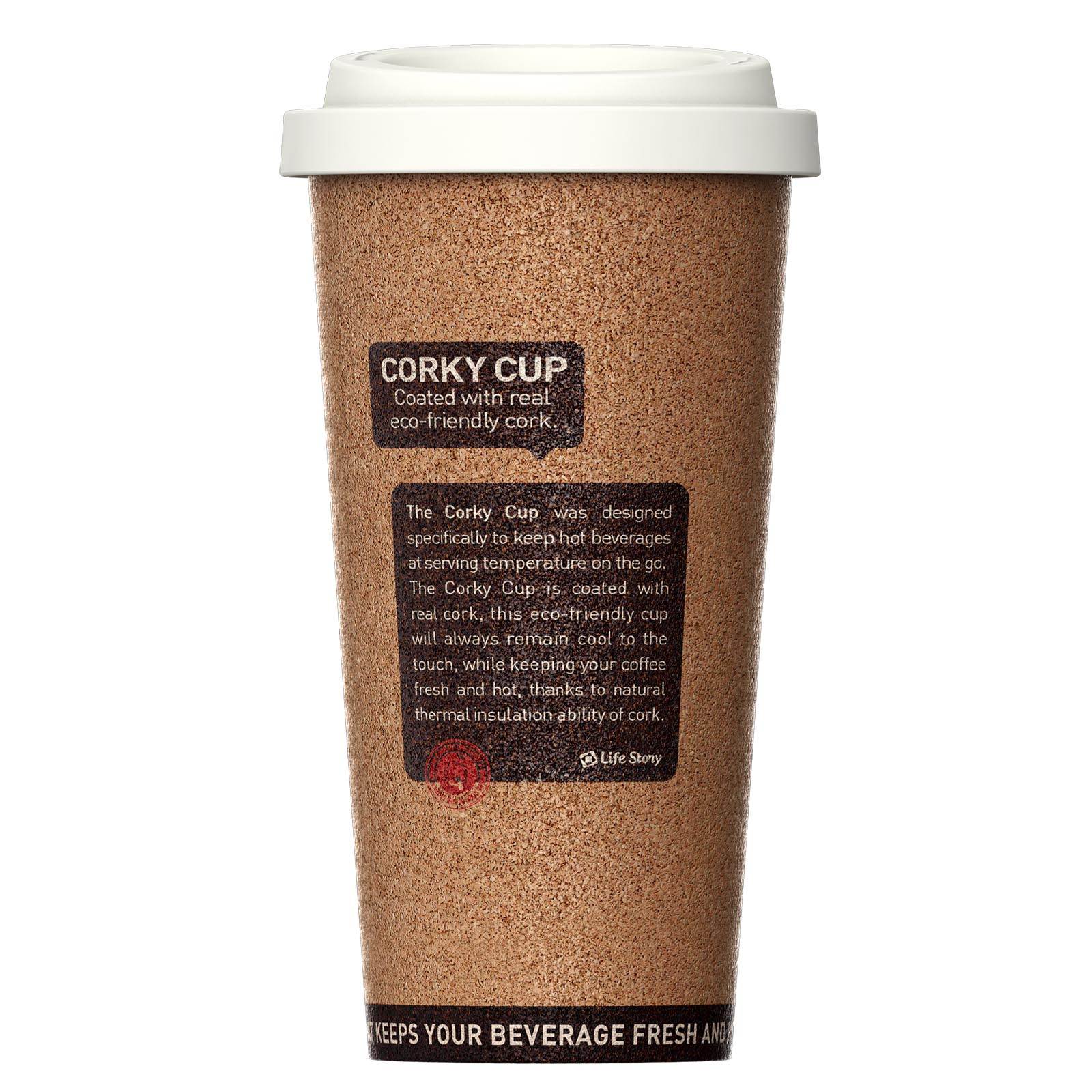Life Story Corky Cup 16 oz Reusable Insulated Travel Mug Coffee Thermos (4 Pack) Life Story Corky Cup 16 oz Reusable Insulated Travel Mug Coffee Thermos (4 Pack)