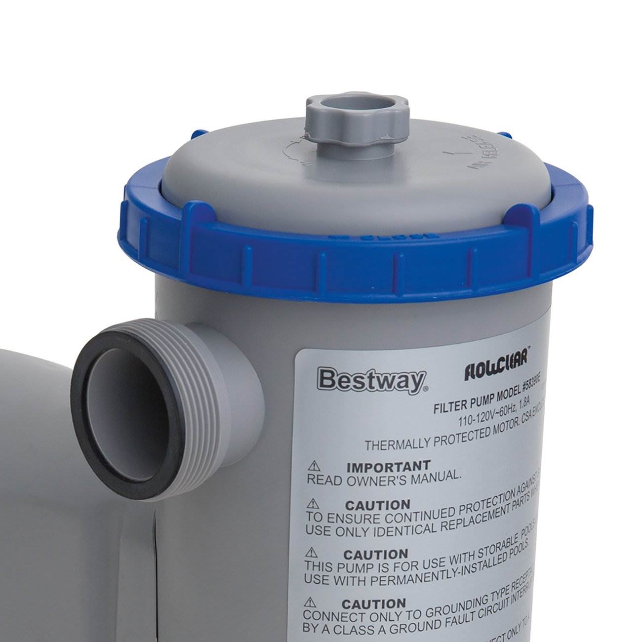 Bestway Flow Clear 1500 GPH Above Ground Swimming Pool Filter Pump (Open Box) 821808583904 eBay