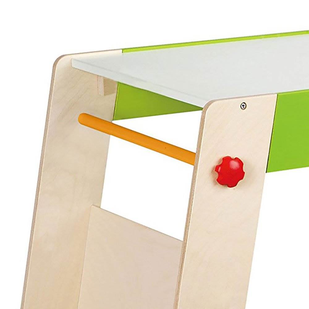 hape wooden railway table play set