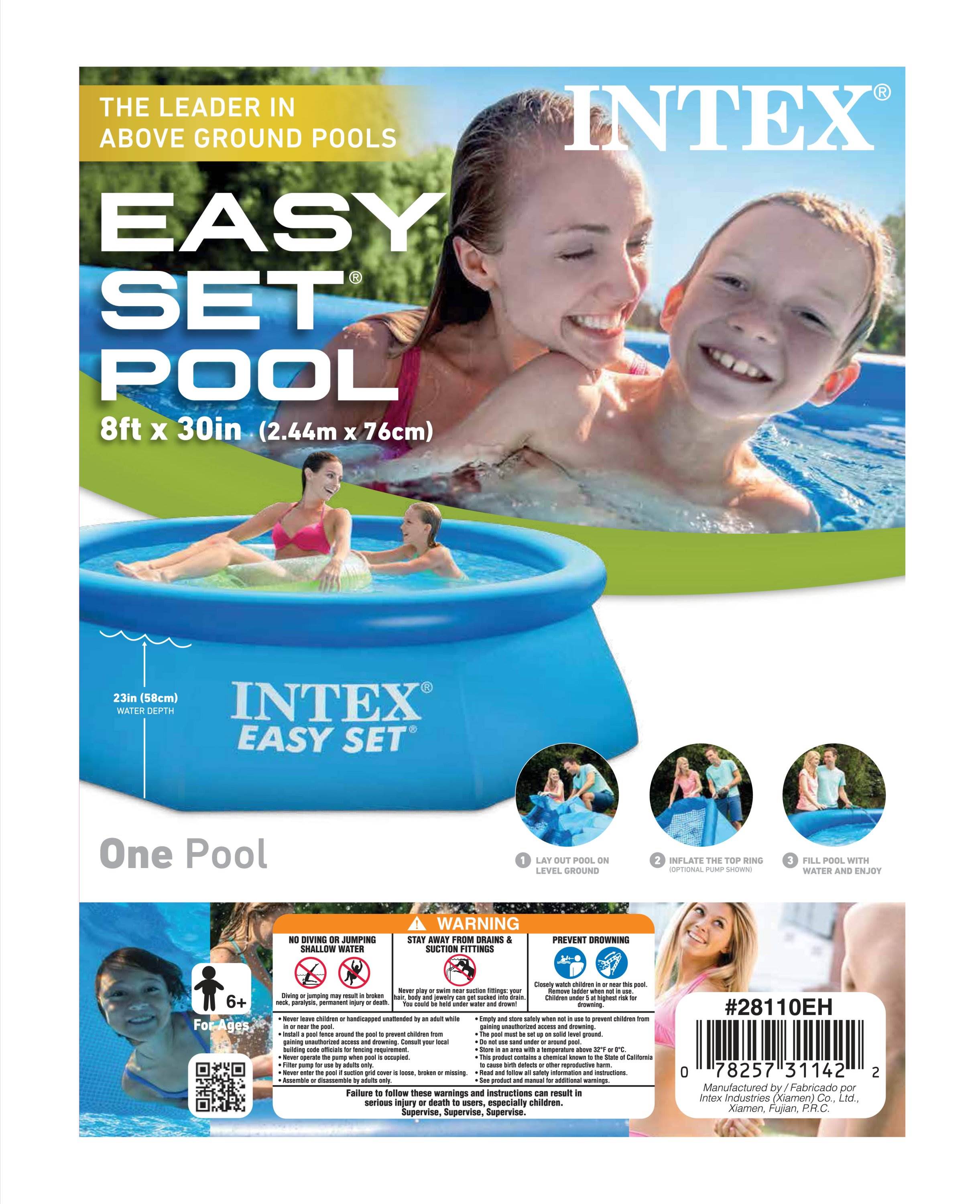 easy set inflatable pool