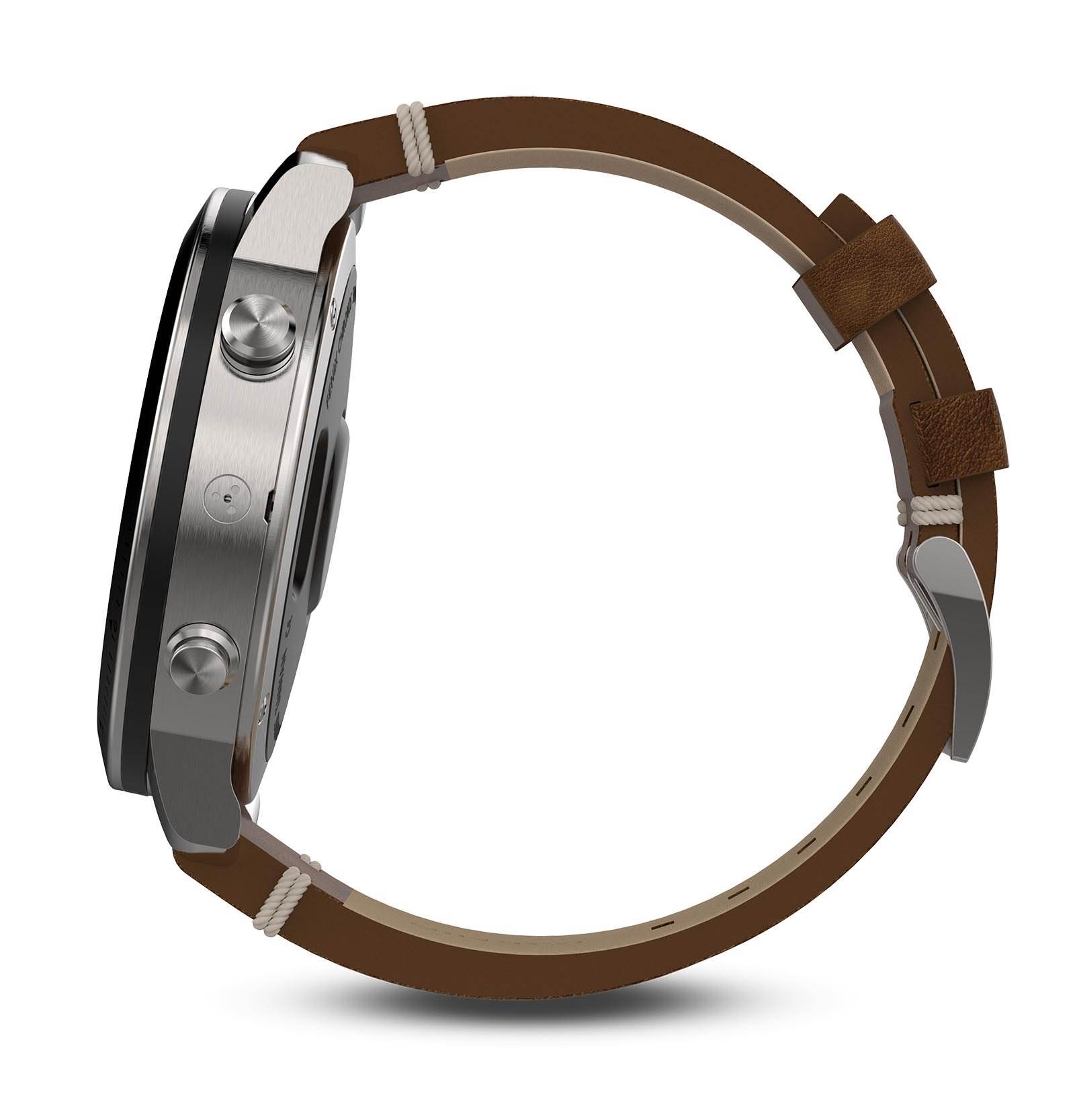 garmin chronos leather band