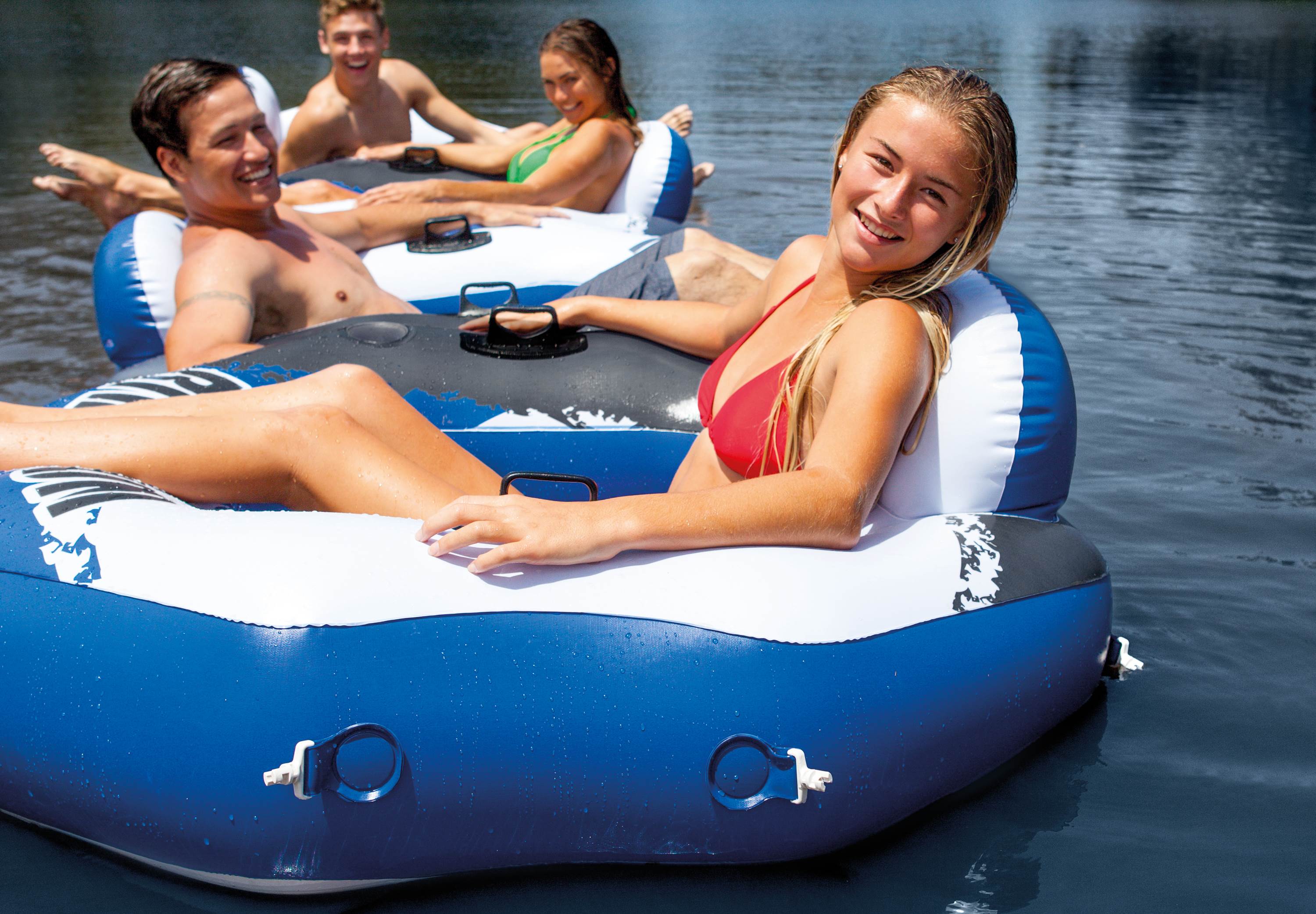 intex river run inflatable floating tube