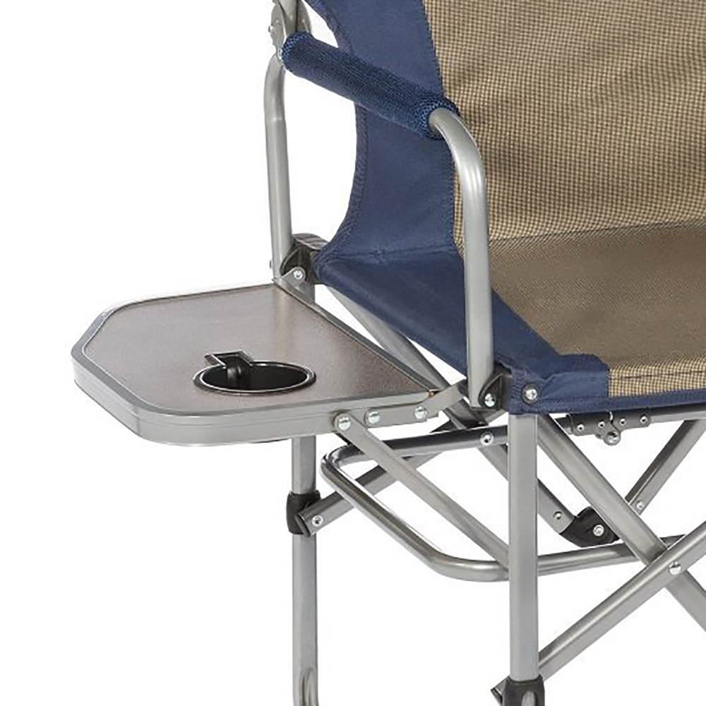 kamp rite director's chair with side table