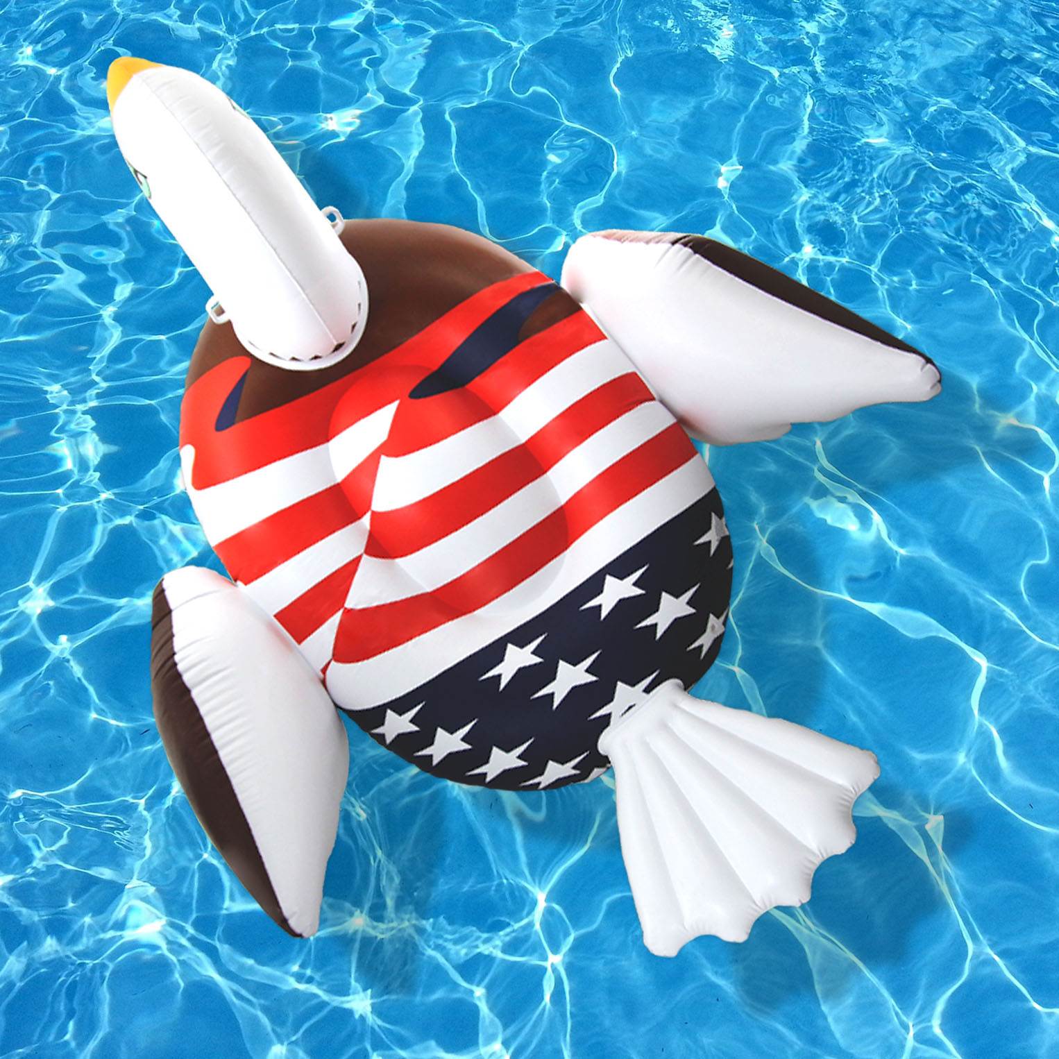 2 Giant Rideable Patriotic American Bald Eagle Inflatable Pool Float Open Box Ebay 