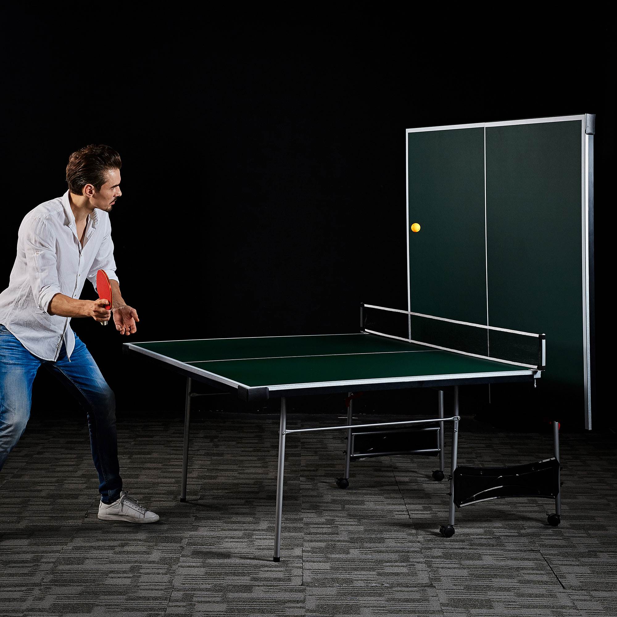 DIY Best Folding Table Tennis Table with Dual Monitor