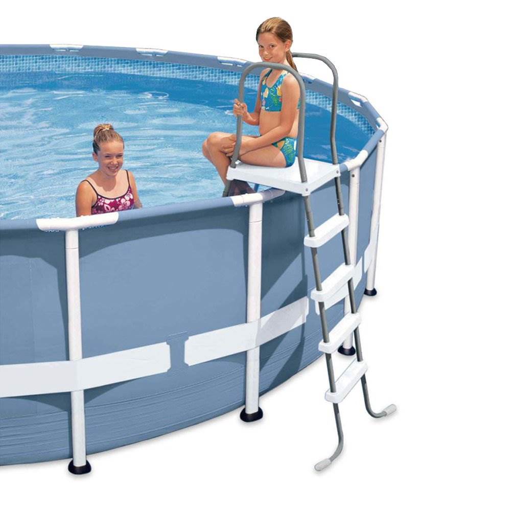 above ground pool ladder platform