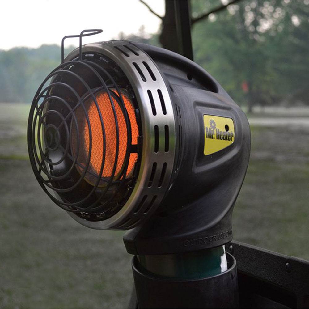Mr. Heater MH4GC 4000 BTU Radiant Propane Portable Golf Cart Cup Holder