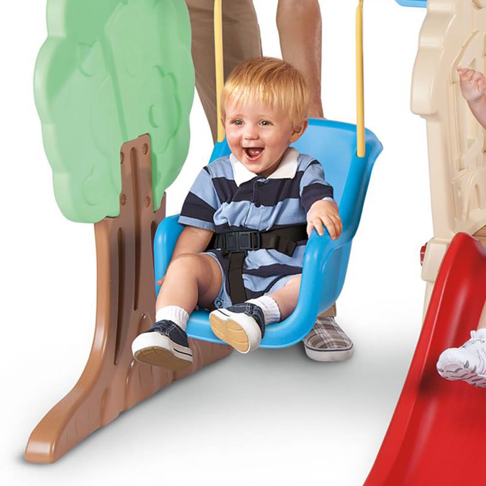 Little Tikes Toddler Hide and Seek Climber and Swing Outdoor Backyard