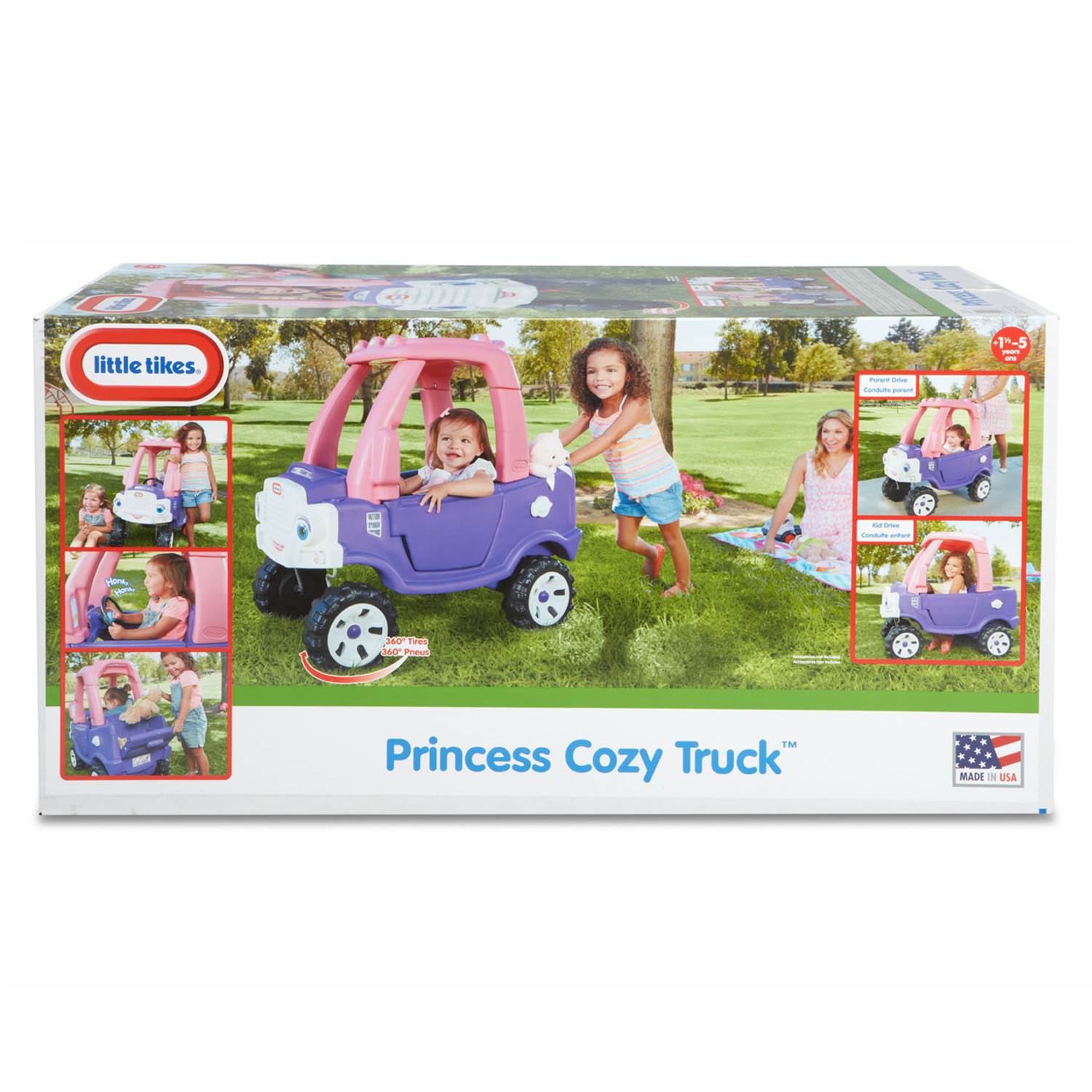 little tikes pink and purple truck