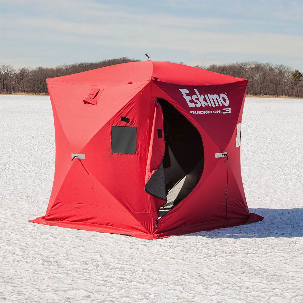 Eskimo QuickFish 3 Portable 3Person Pop Up Ice Fishing Shanty Shack Shelter Hut 12642691430 eBay
