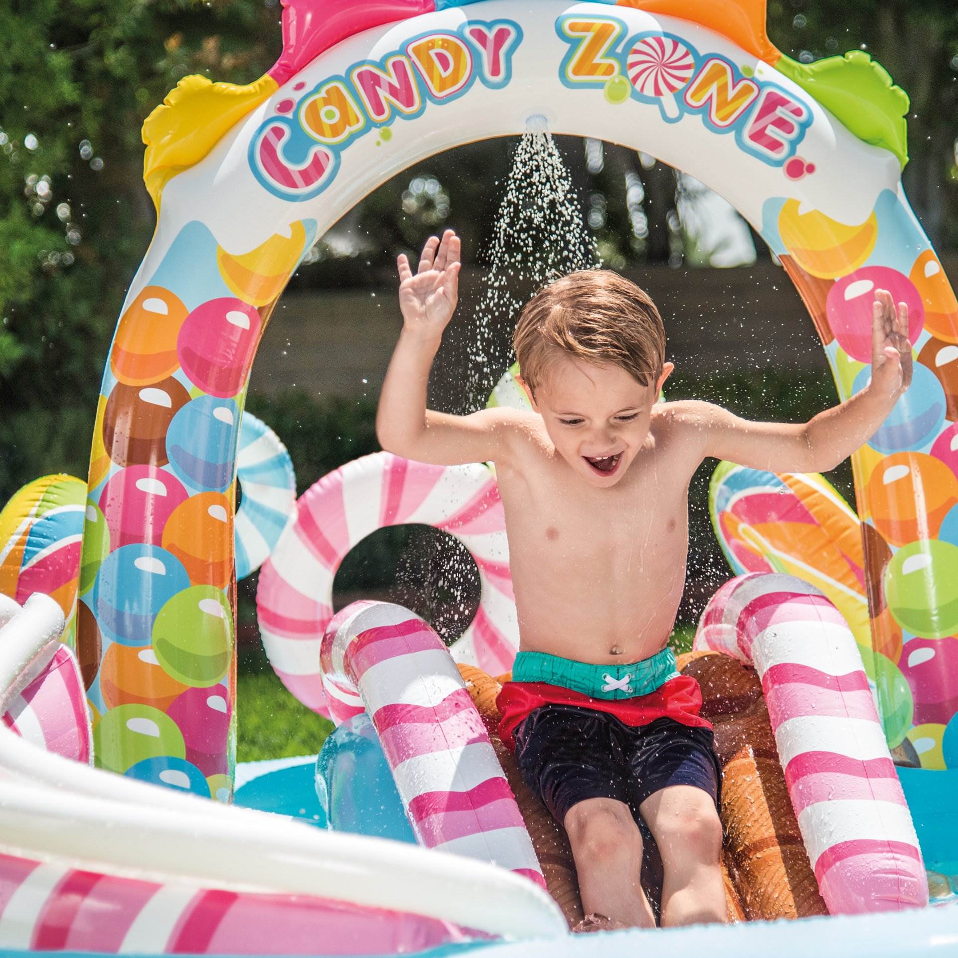 intex candy zone inflatable play center