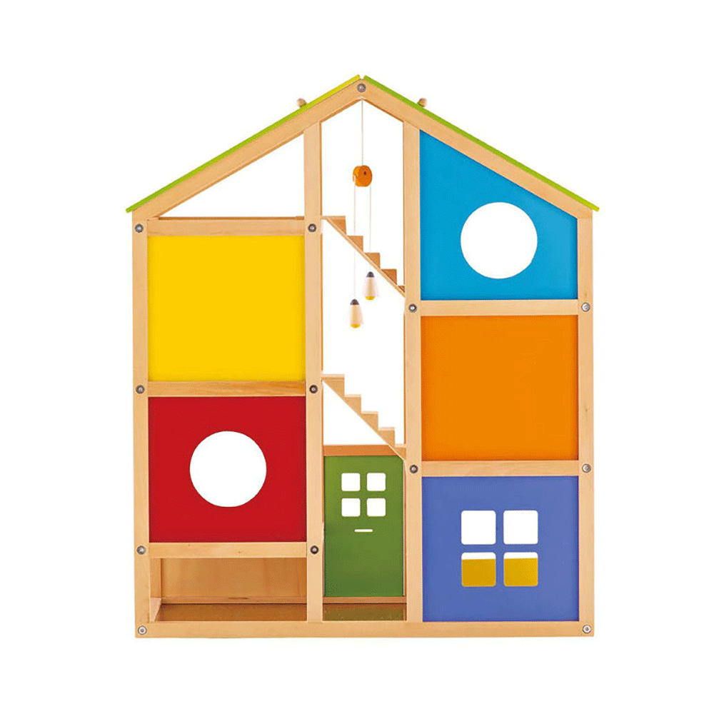 hape dollhouse furnished