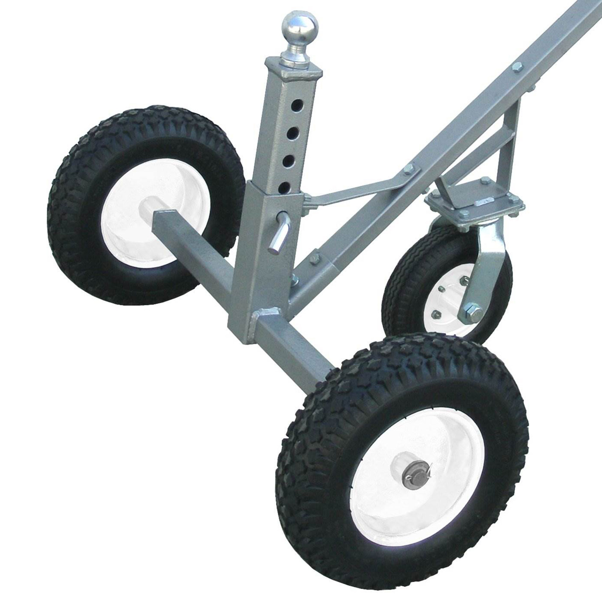 Abschlepptuff TMD-800C verstellbarer massiver Stahl 800 Pfund Kapazität Anhänger Dolly mit Rolle - Bild 9 von 11
