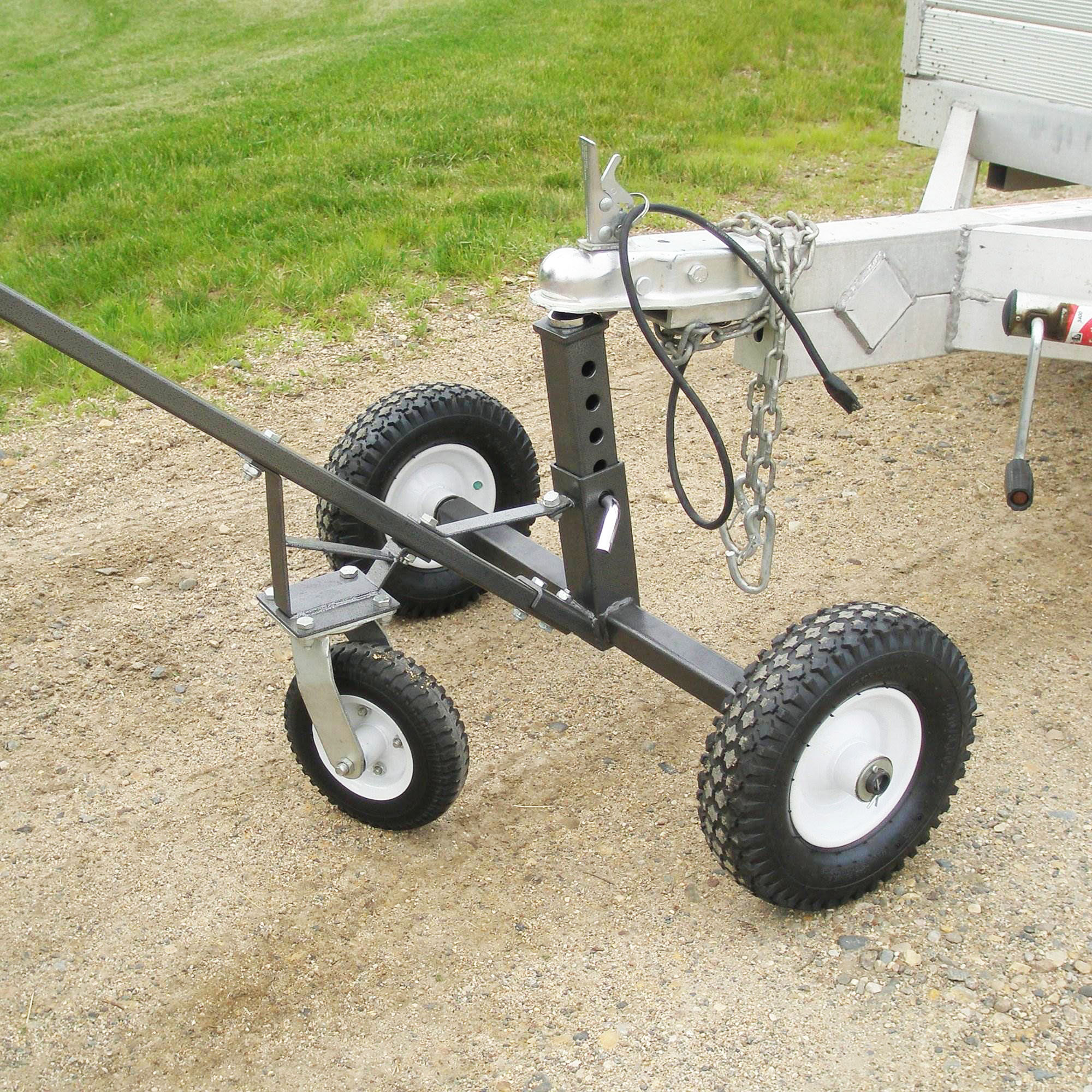 Abschlepptuff TMD-800C verstellbarer massiver Stahl 800 Pfund Kapazität Anhänger Dolly mit Rolle - Bild 7 von 11