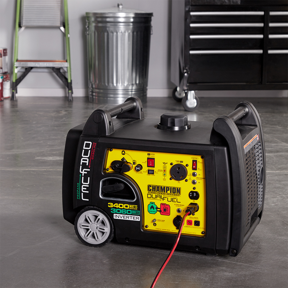 Champion 3400 Watt Portable Quiet Electric Start Dual Fuel Inverter Generator 850878006570 Ebay 3165