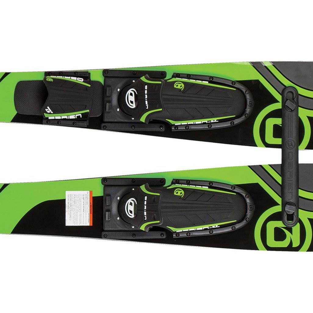 OBrien 54" Jr. Vortex Combo Water Skis with X7 Bindings for Kids 2Mens
