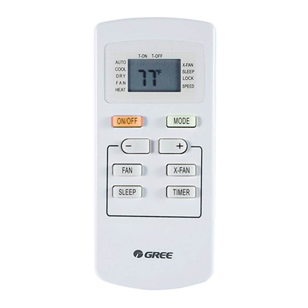 gree ac remote setting for heater