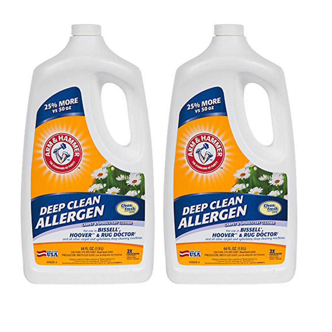 Arm & Hammer Deep Clean with Stain Fighters Carpet Cleaner 64 oz (2