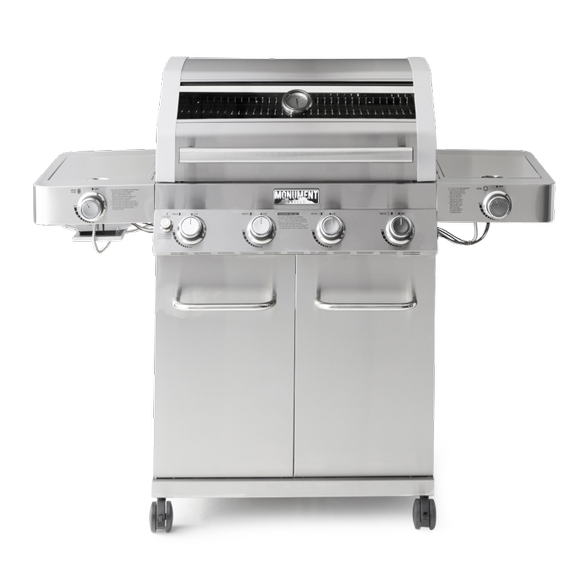 Monument Grills Clearview Lid 4 Burner with Side Sear Burner Propane Gas Grill 860448000396 eBay
